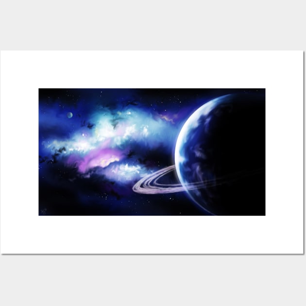 Nebula Galaxy Clouds Planet Wall Art by FalconArt